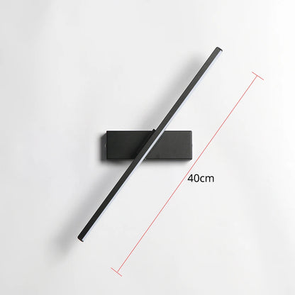 Rotatable LED Bedside Wall Light 330° Adjustable Angle Aluminum 3 Color Temperature Reading Lamp