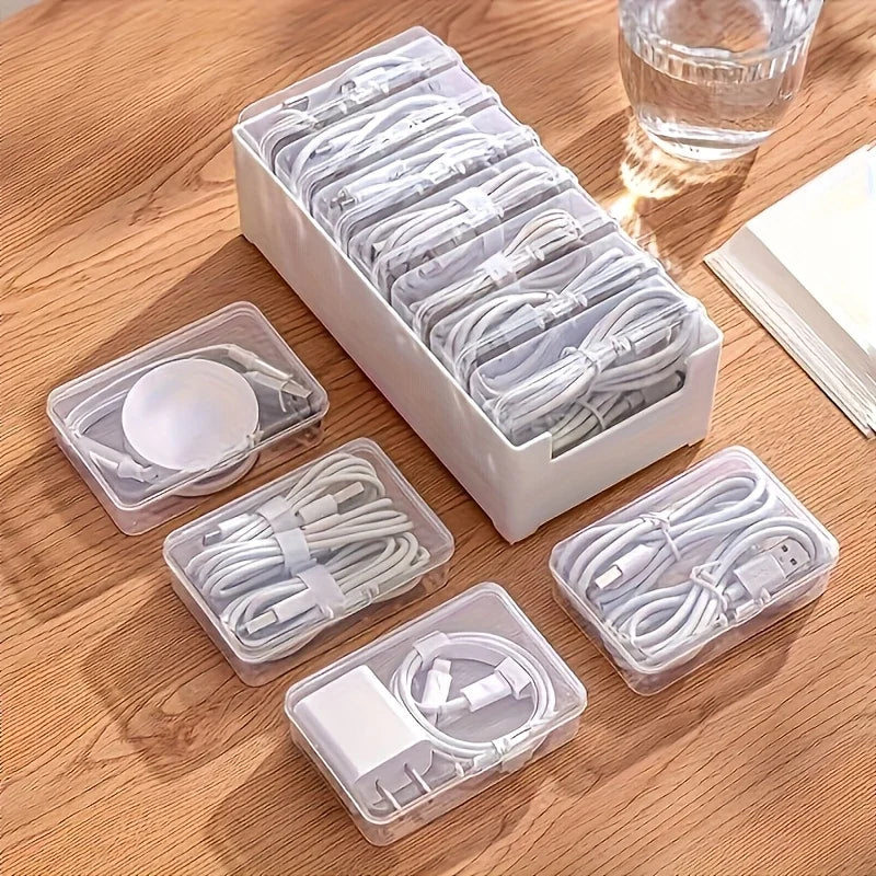 Cable Organizer Box Desktop Cable Management Storage