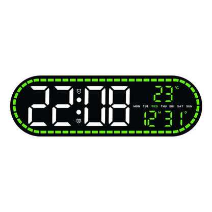 Large LED Digital Wall and Alarm Clock Big Bold Display Temperature Date and Week