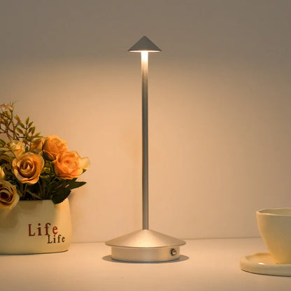 Modern Cordless Rechargeable Table Lamp Indoor Lighting 3 Colour Temperature Modes