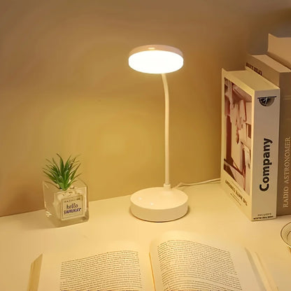 LED Gooseneck Desk Lamp USB Touch Control Home Office Indoor Lighting Reading Light