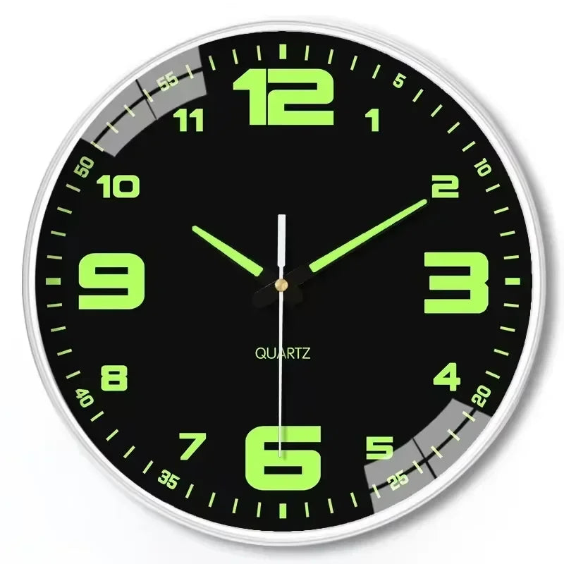 Luminous Hole-Free Wall Clock
