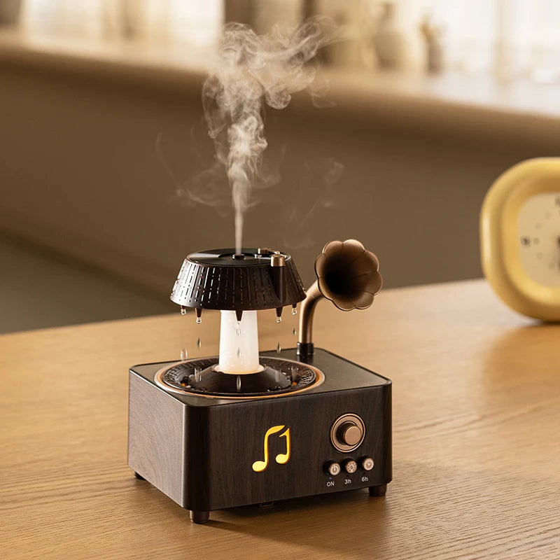 Raindrop Rotating Aroma Diffuser 250ml RGB Remote