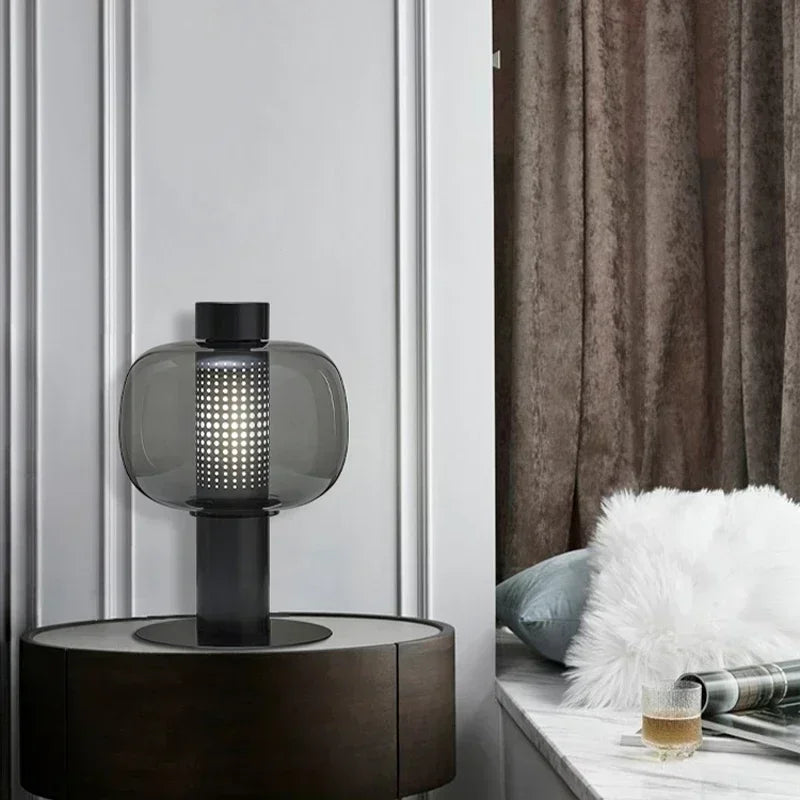 Italy Designer Table Lamps Modern Glass Desk Light for Living Room Bedside Bedroom