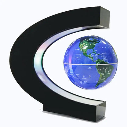 Magnetic Floating LED Globe Lamp Gift Ideas Indoor Lighting Office Decor Multi-Colour Ring