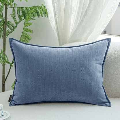 50x70/60x80/70x70CM Large Size Throw Pillow Cover Stripe Solid Waist Cushion Decor Home Decorative