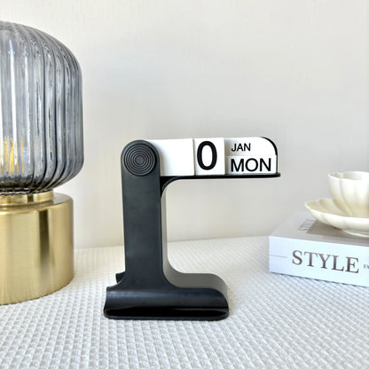 Minimalist Flip Perpetual Desk Calendar Office Decor