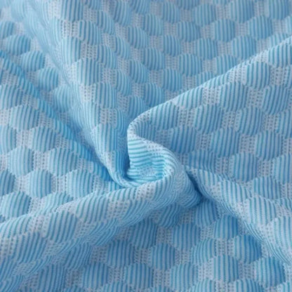 Summer Cooling Pillowcase Solid Color Ice Bean Cool Feeling Air Conditioning Cover Washable