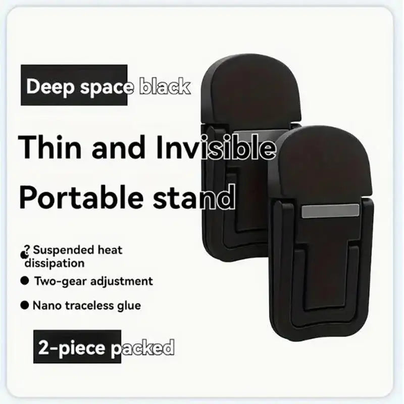 2-Pack Foldable Laptop Stand – Portable Adjustable Notebook Riser