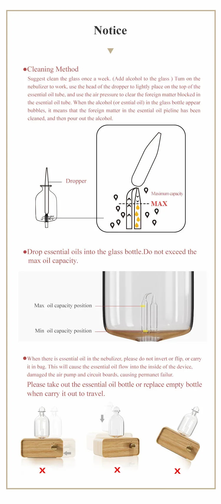 Nebulizing Essential Oil Diffuser – Wireless Waterless Aromatherapy