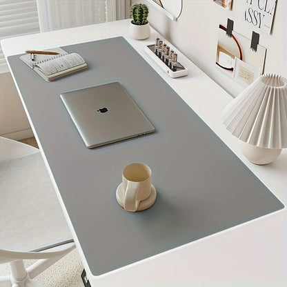 Faux Leather Mouse Pad Waterproof Desk Mat Home Office Non-Slip Available Sizes Gaming