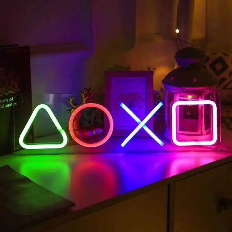 Gamer Icon Neon Wall Light