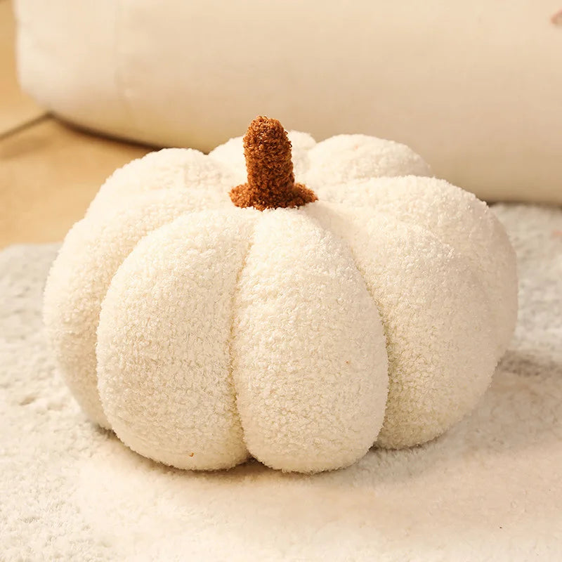 Plush Seat Cushion Cute Pumpkin Throw Pillow Super Soft Waist Sofa Window Halloween Ornament