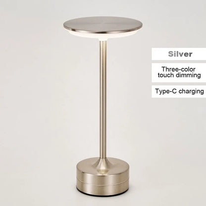 Rechargeable LED Table Lamp Touch Sensor Night Light Portable Cordless Bedroom Reading Desk