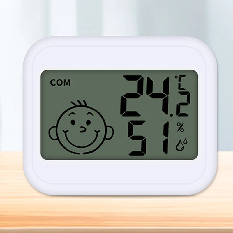 LED Thermometer Thermo-Hygrometer Multifunction Electronic Clock Temperature Humidity Meter