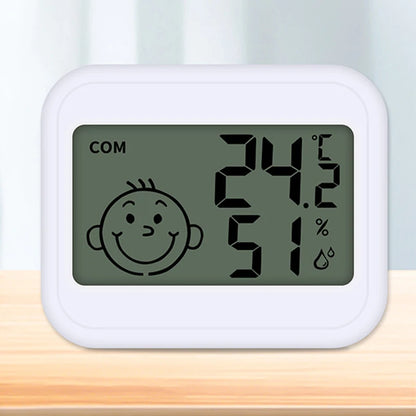 LED Thermometer Thermo-Hygrometer Multifunction Electronic Clock Temperature Humidity Meter