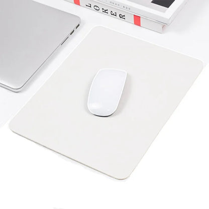 Small PU Leather Mouse Pad Desk Accessories Non-Slip Waterproof Dimensions Extended Mat