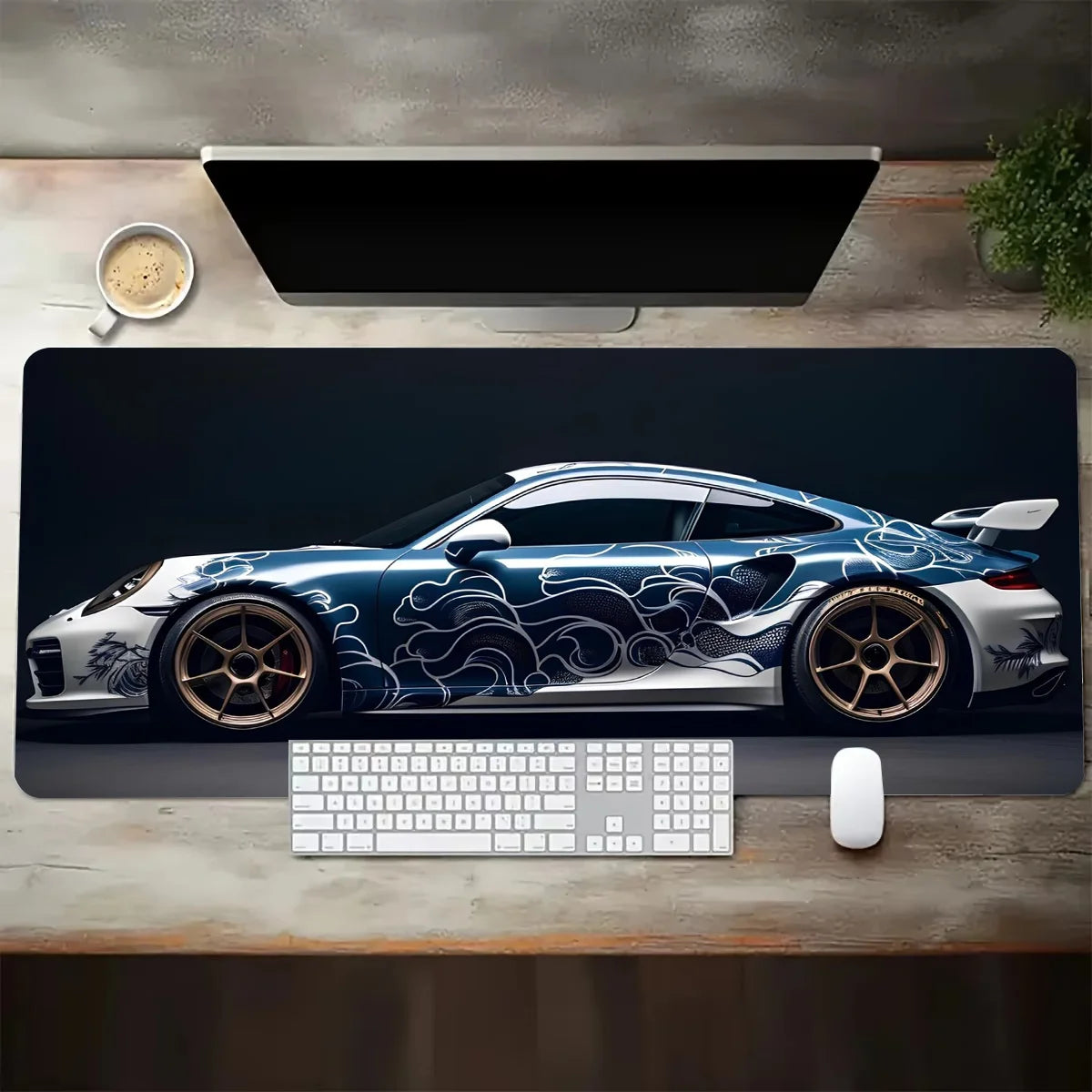 XXL Sports Car Gaming Mouse Pad