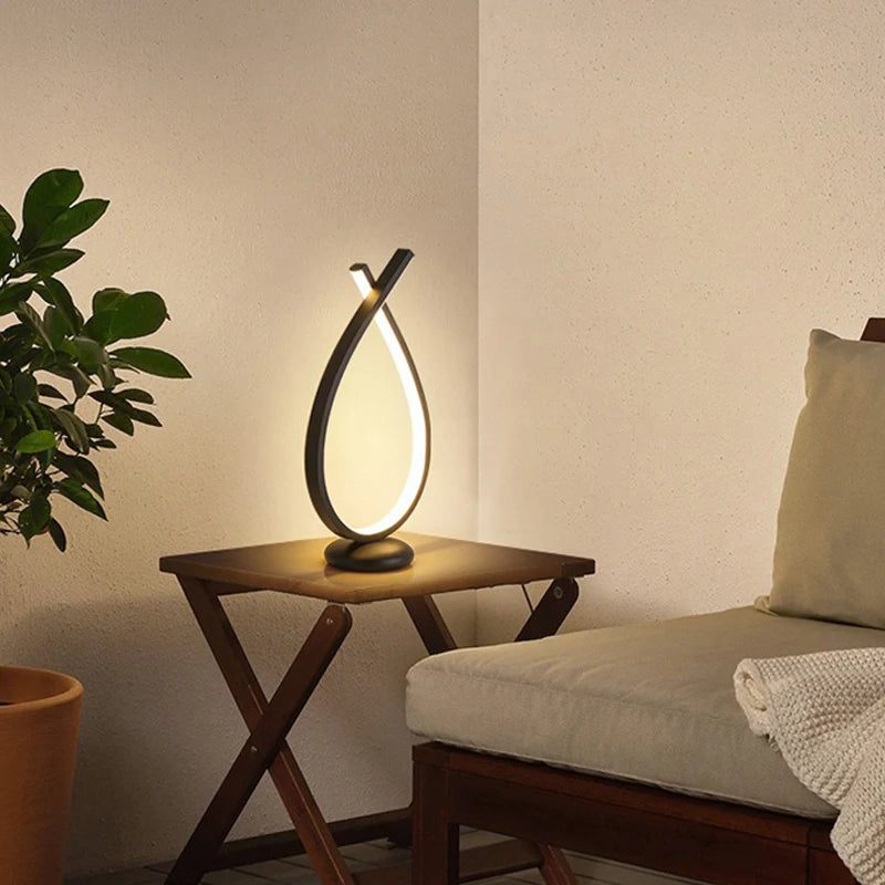 LED USB Night Lamp – Minimalist Desktop Touch Dimmer Decor Light