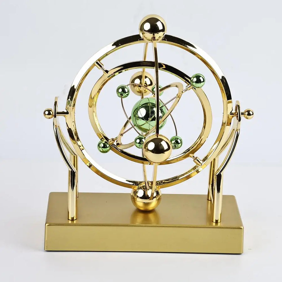 Celestial Orbit Kinetic Desk Sculpture Mesmerising Motion Astronomy-Inspired Design