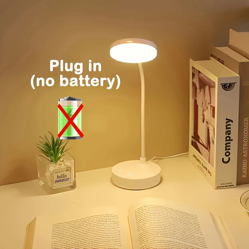 LED Gooseneck Desk Lamp – USB Touch Control 3 Brightness Levels