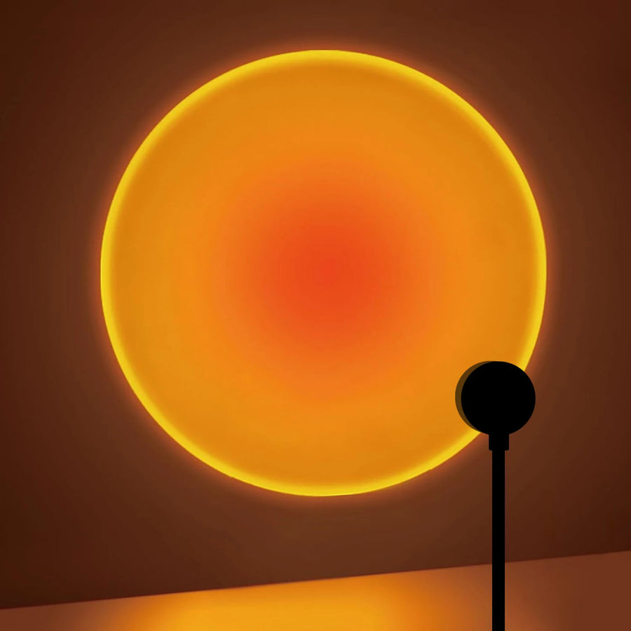Sunset Projection Lamp LED Atmosphere Light Bedroom Living Room USB Indoor Lighting Home Decor