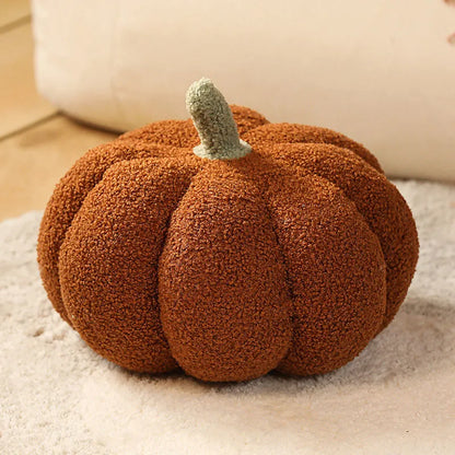 Plush Seat Cushion Cute Pumpkin Throw Pillow Super Soft Waist Sofa Window Halloween Ornament