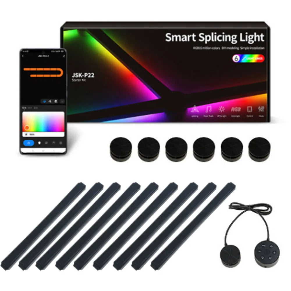 DIY RGB Splicing Wall Light