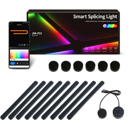 DIY RGB Splicing Wall Light Dimmable Bedroom Indoor Lighting Home Decor