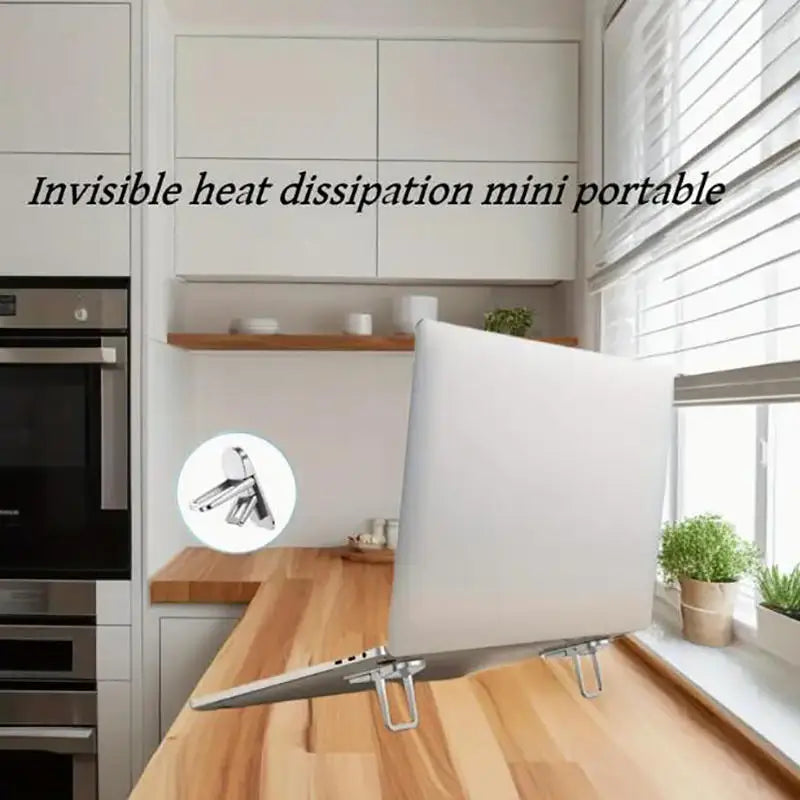 2-Pack Foldable Laptop Stand – Portable Adjustable Notebook Riser