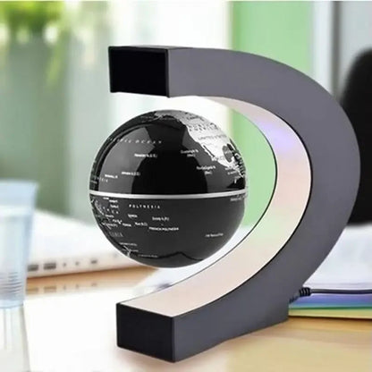 Magnetic Floating LED Globe Lamp Gift Ideas Indoor Lighting Office Decor Multi-Colour Ring