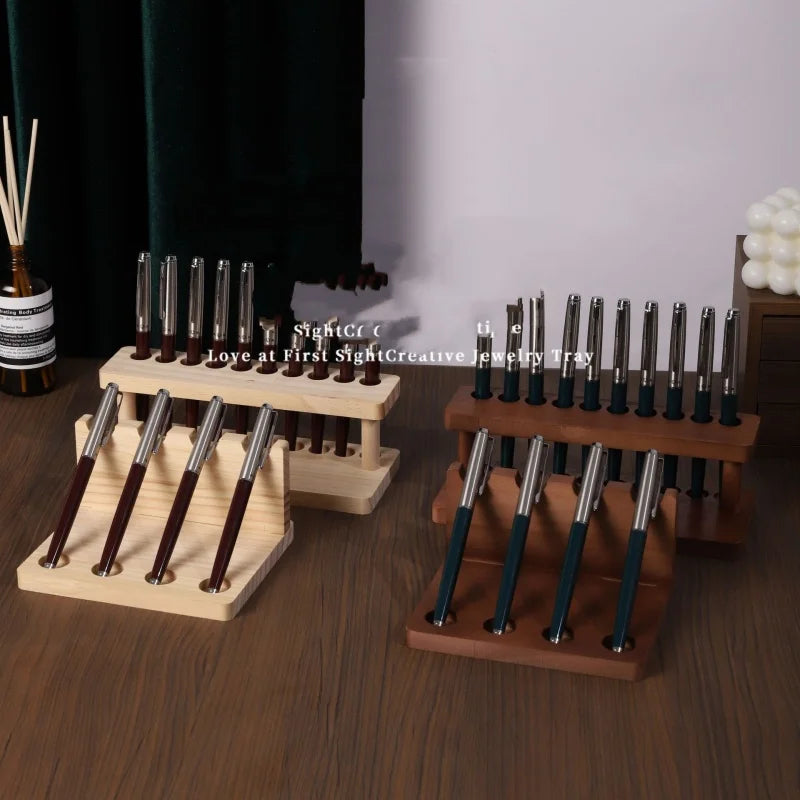 Walnut Wood Desk Organizer