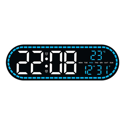 Large LED Digital Wall and Alarm Clock Big Bold Display Temperature Date and Week