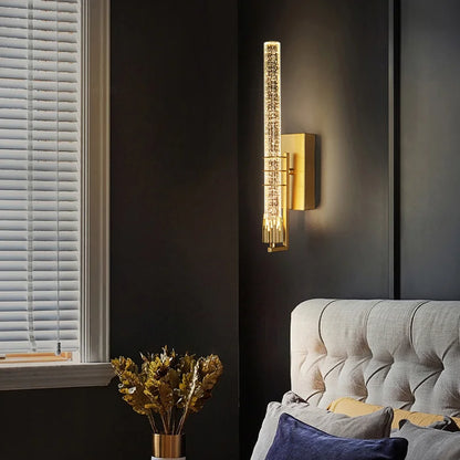 Modern Bubble Crystal Wall Lamps Indoor Lighting For Living Room Bedroom Study Background Sconces