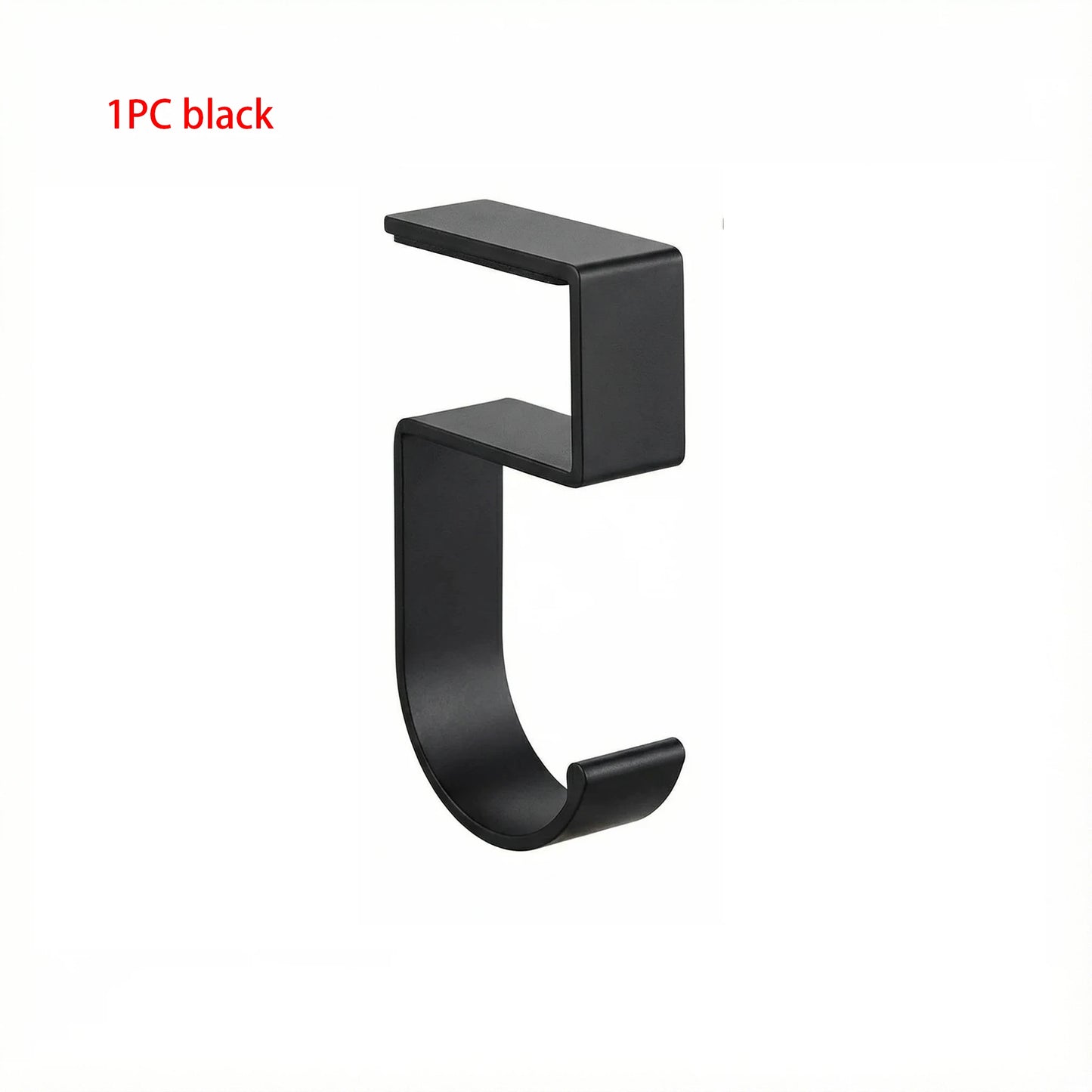 Punch-Free Desk Hook Under-Desk Bag Hanger Aluminium Portable