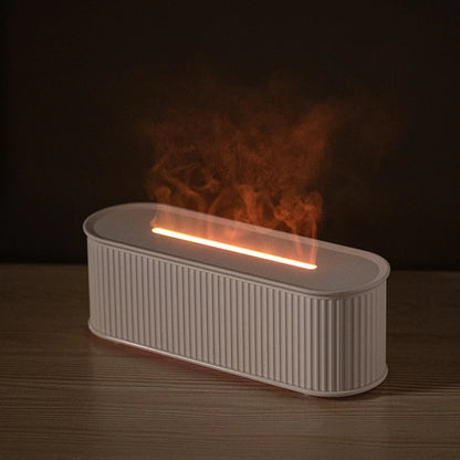 USB Flame Aroma Diffuser Humidifier Colourful Light