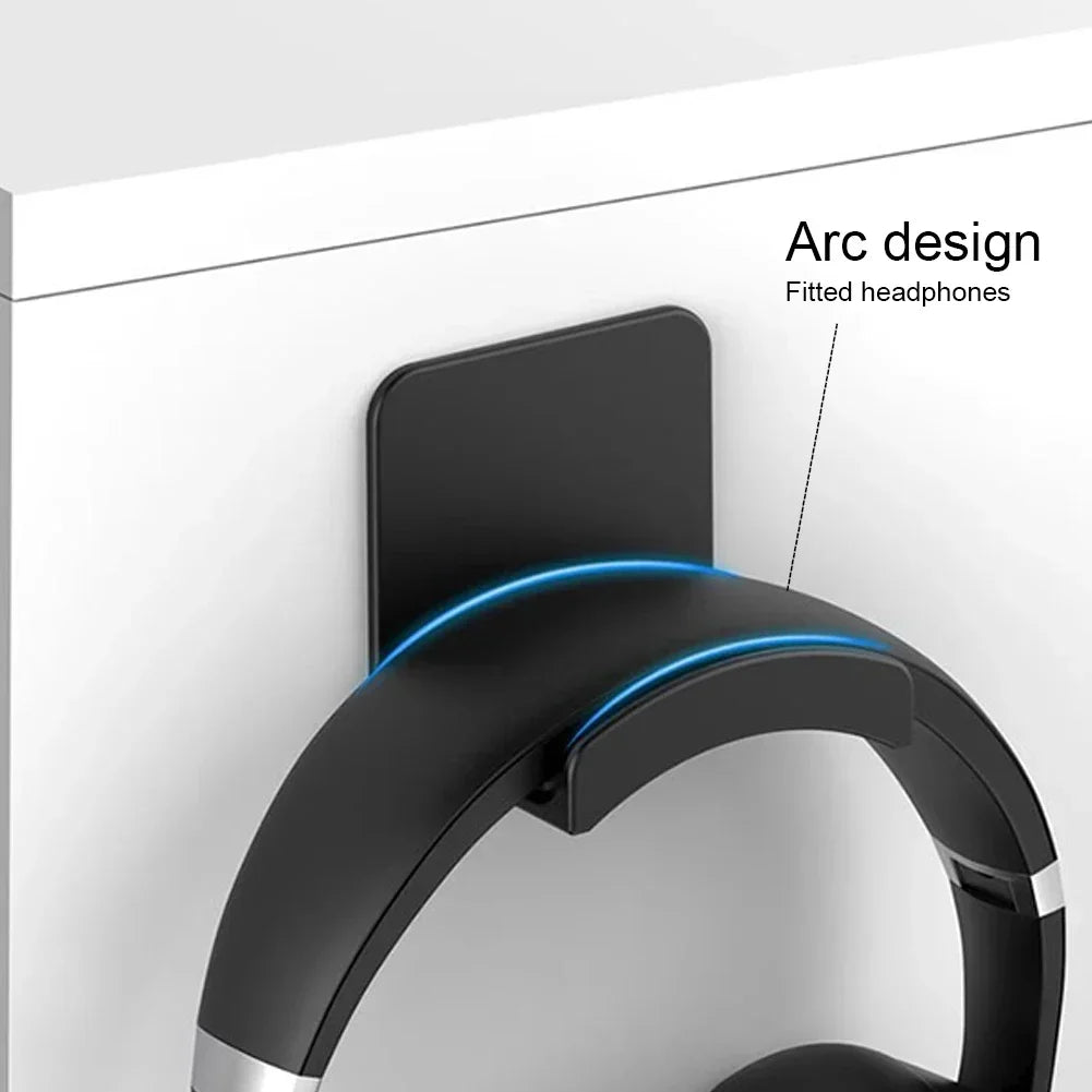 Universal Headphone Stand – Under-Desk Headset Hanger