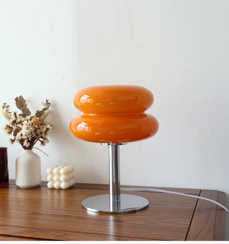 Macaron Dimmable Glass Bedside Lamp