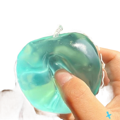 Moldable Apple Squishy Stress Ball Fidget Kawaii Party Favor Kids and Adults Desk Sensory