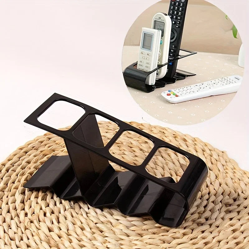 Remote Control Organizer 4-Compartment Rack Desk Organiser Home Office Storage