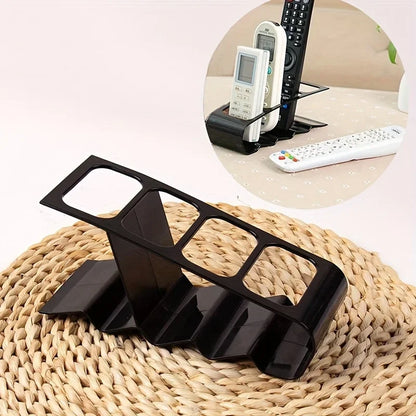 Remote Control Organizer 4-Compartment Rack Desk Organiser Home Office Storage
