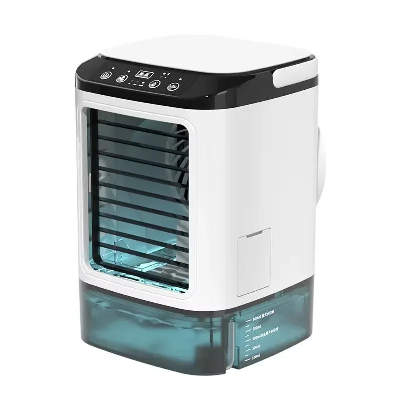 Desktop Cooling Fan Humidifier Mist Spray USB Quiet