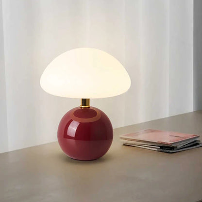 Ceramic Mushroom Table Lamp Bedside Bedroom Nightstand