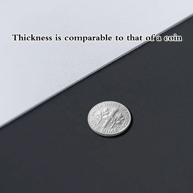 Small PU Leather Mouse Pad – Non-Slip Waterproof Desktop Mat