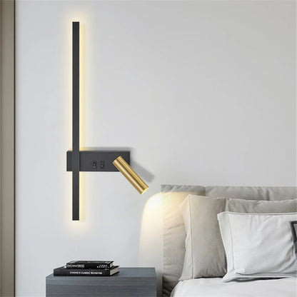 Nordic Modern LED Wall Lamp Creative Living Room Sofa Background Bedside Reading Decorative Light