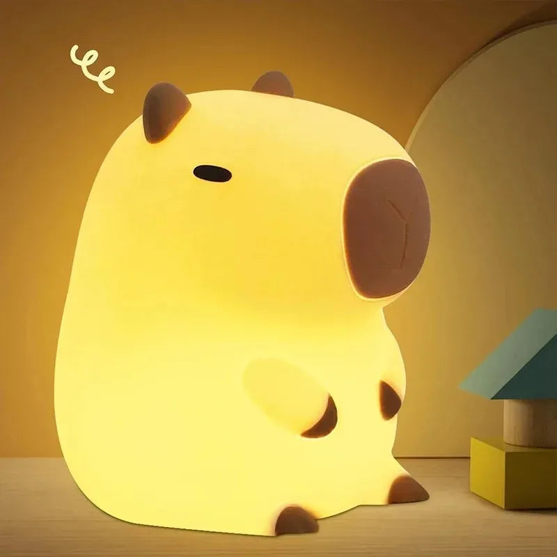 Capybara Silicone LED Night Light
