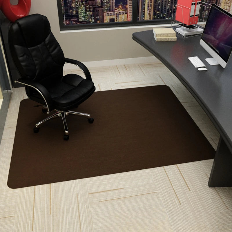 Office Rolling Chair Mat Computer Gaming Floor Carpet Anti-Slip Waterproof Living Room