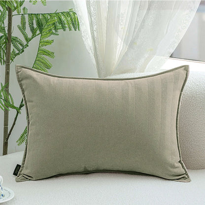 50x70/60x80/70x70CM Large Size Throw Pillow Cover Stripe Solid Waist Cushion Decor Home Decorative