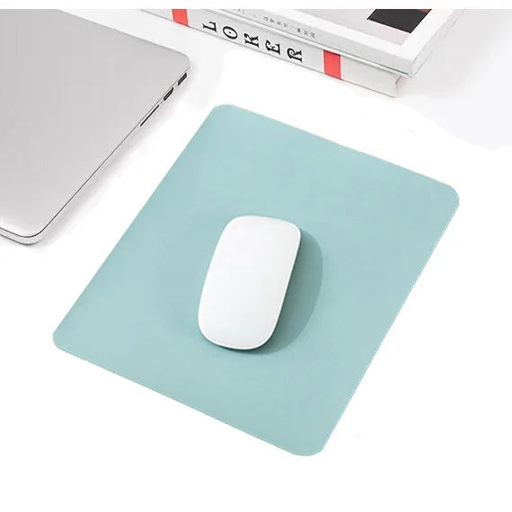 Small PU Leather Mouse Pad – Non-Slip Waterproof Desktop Mat