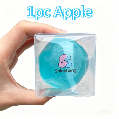 Moldable Apple Squishy Stress Ball Fidget Kawaii Party Favor Kids and Adults Desk Sensory